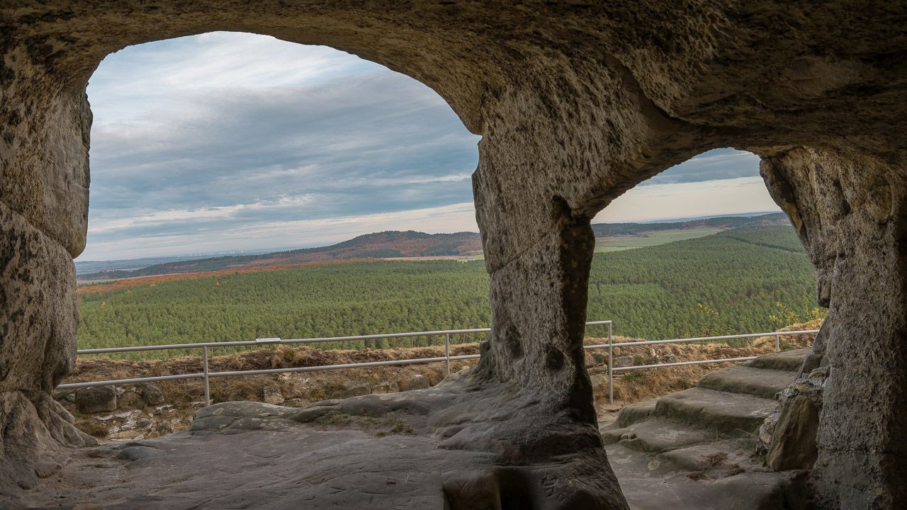 Aussicht aus der Burg Regenstein