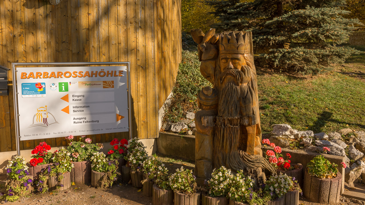 Eingang Barbarossahöhle