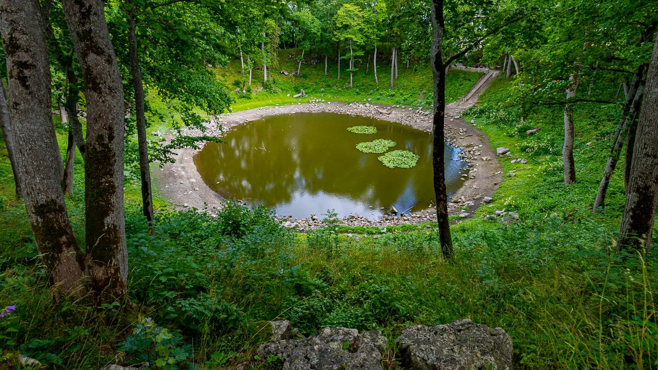 Kratersee in Kali