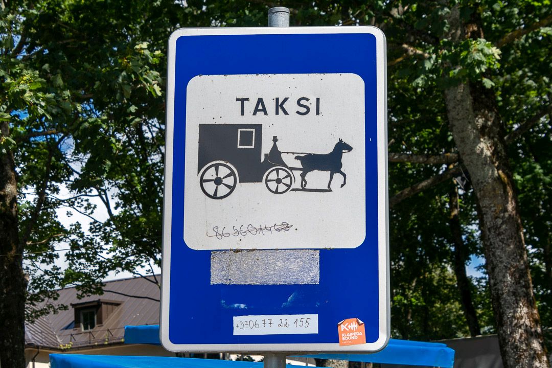 Kutscherschild in Palanga