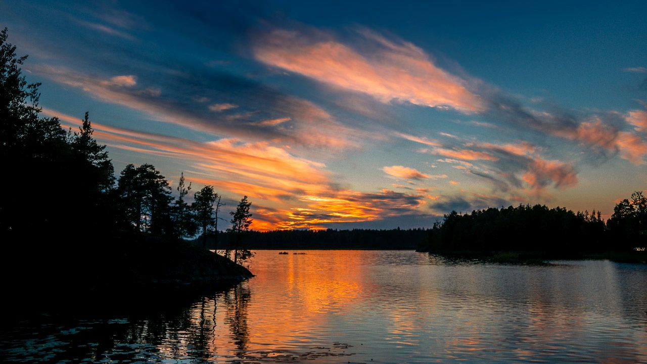 Sonnenuntergang Lappenranta