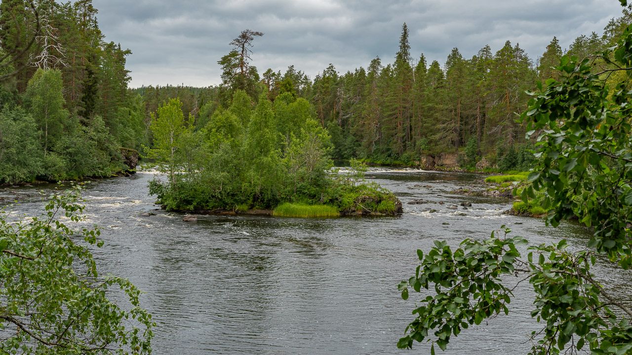 Wasserfall im Oulanka Nationalpark