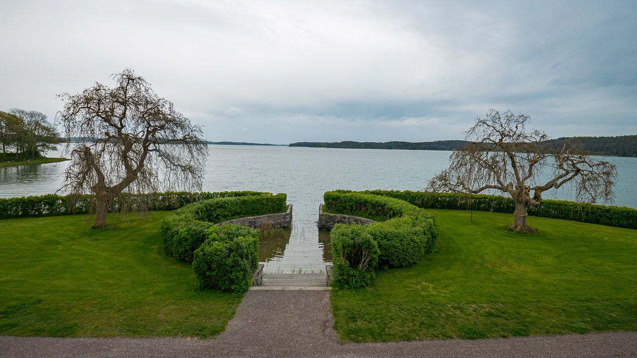 Der Garten vom Schloß Tullgarn