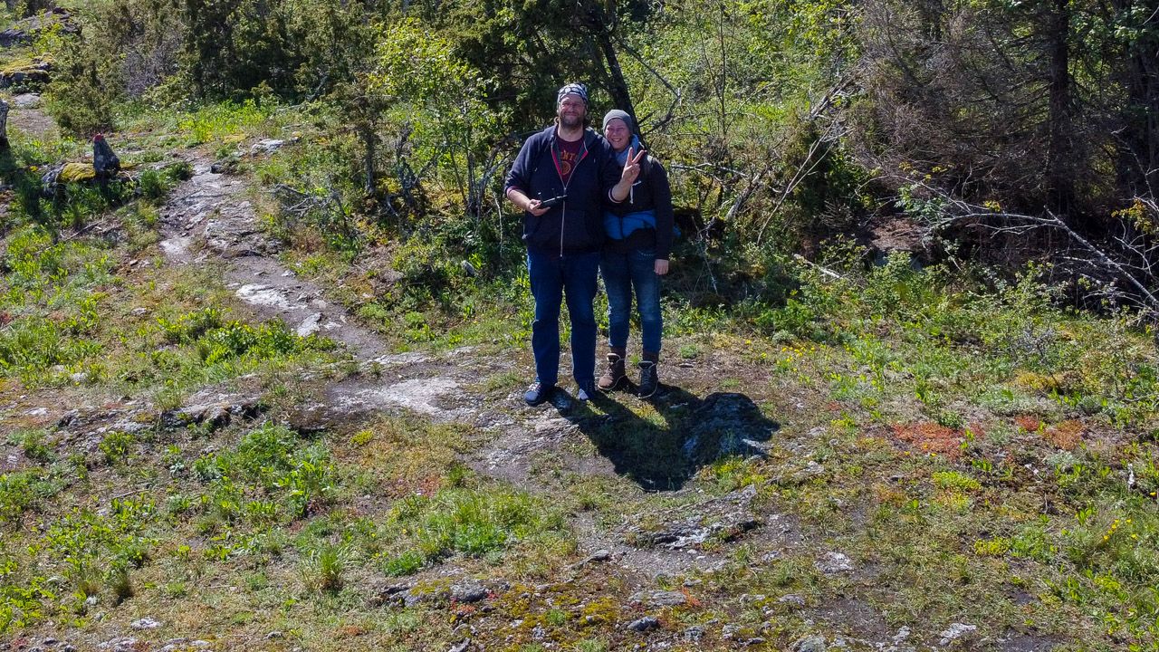 Melli und Basti auf dem Kalkberg