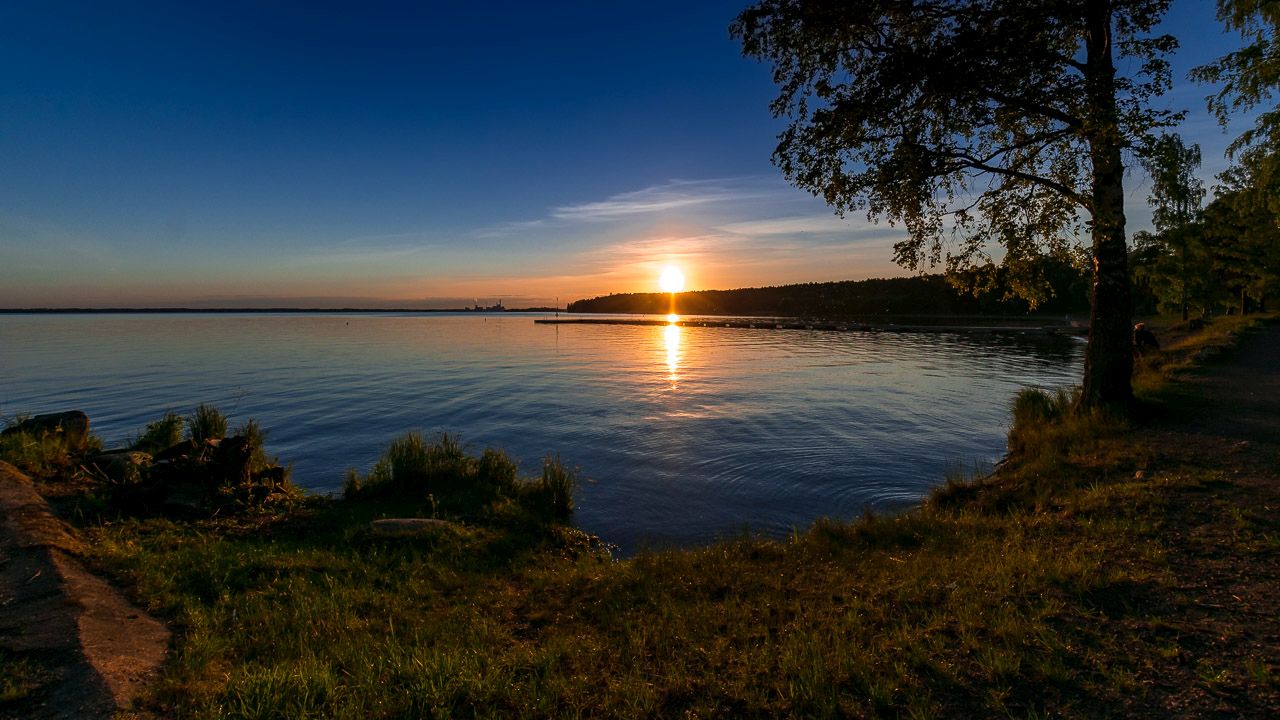 Sonnenuntergang in Björnö