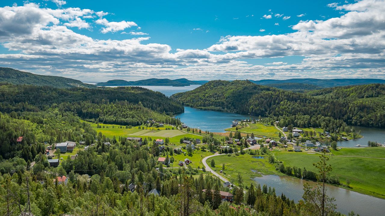 Blick über Häggvik