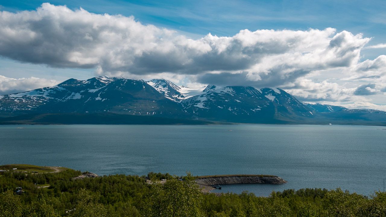 Die Berge am Ende des Nationalparks