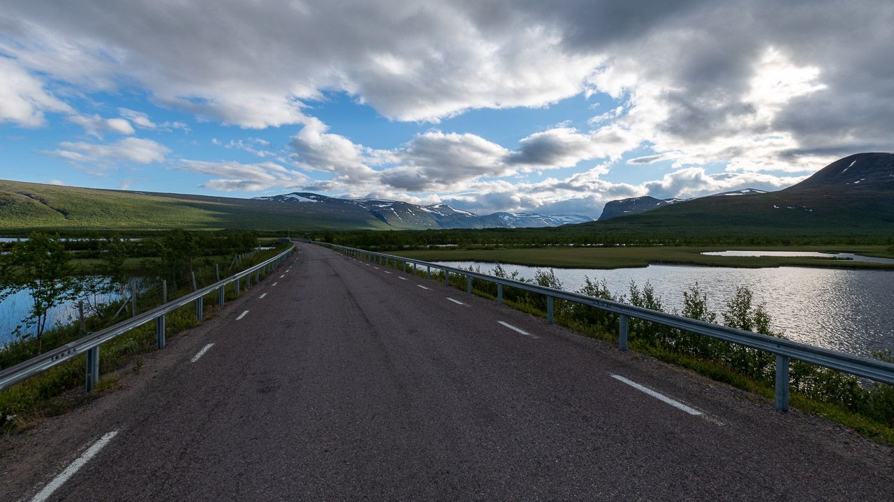 Auf dem Weg nach Nikkaluokta