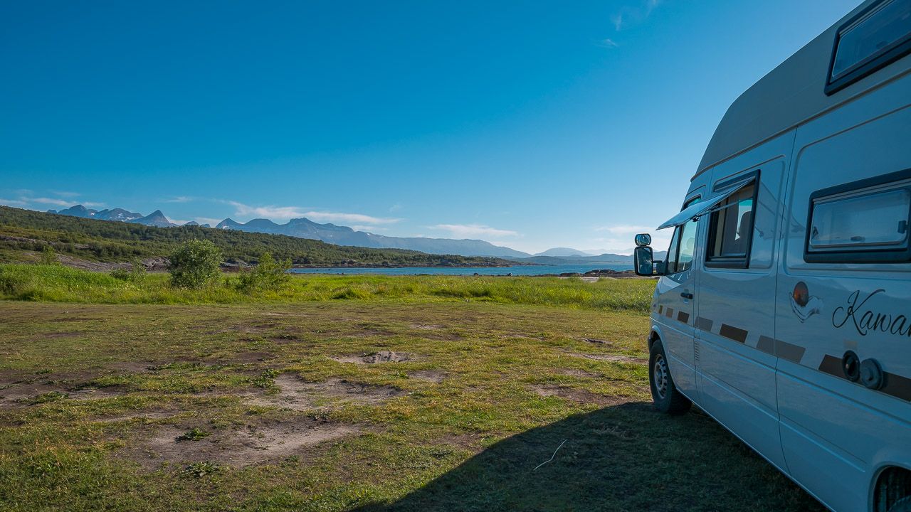 Aussicht am Saltfjorden
