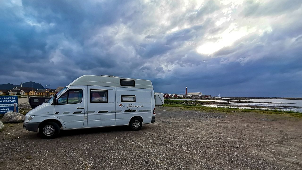 Es wird langsam stürmisch in Andenes
