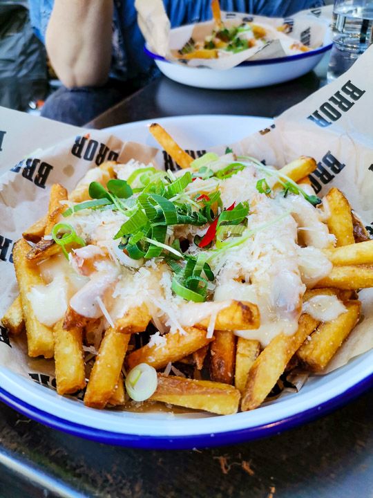 Es gibt Trondheimer Pommes im Burgerladen