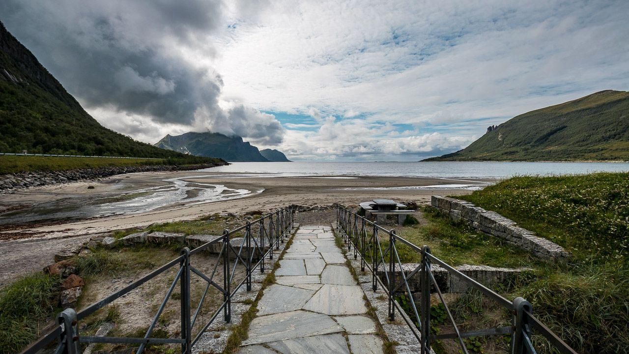 Gigantische Aussicht am Atlantik
