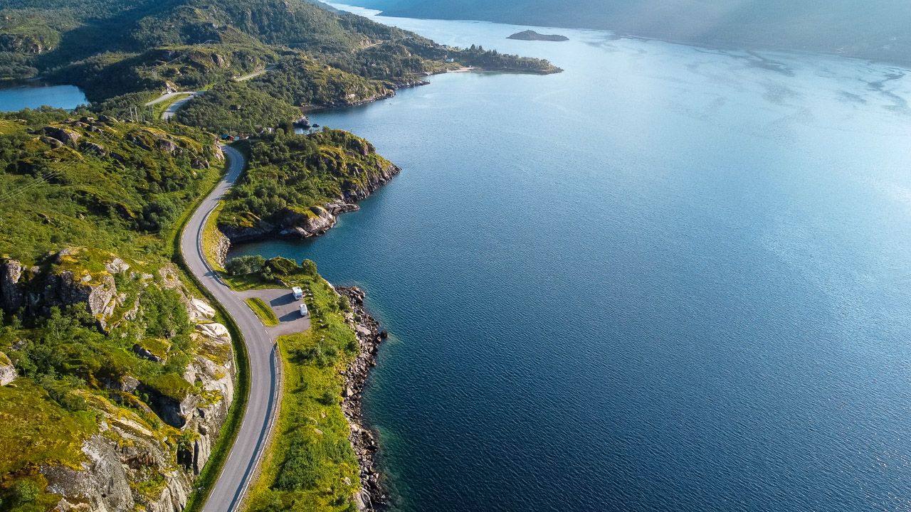 Stellplatz am Tengelfjord