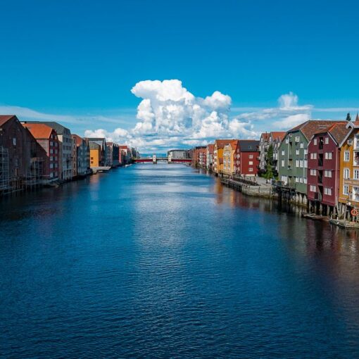 Stelzenhäuser in Trondheim