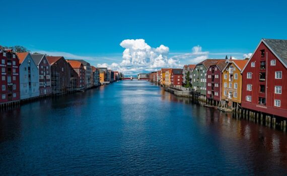 Stelzenhäuser in Trondheim