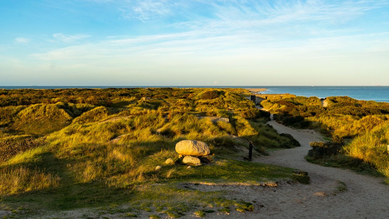 Da vorne treffen sich Nordsee und Ostsee