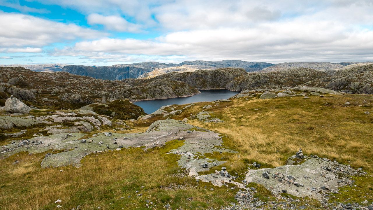 Die Aussicht am Lysefjordvegen