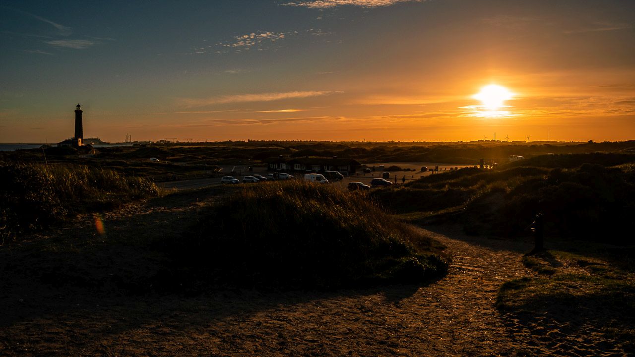 Sonnenuntergang in Grenen