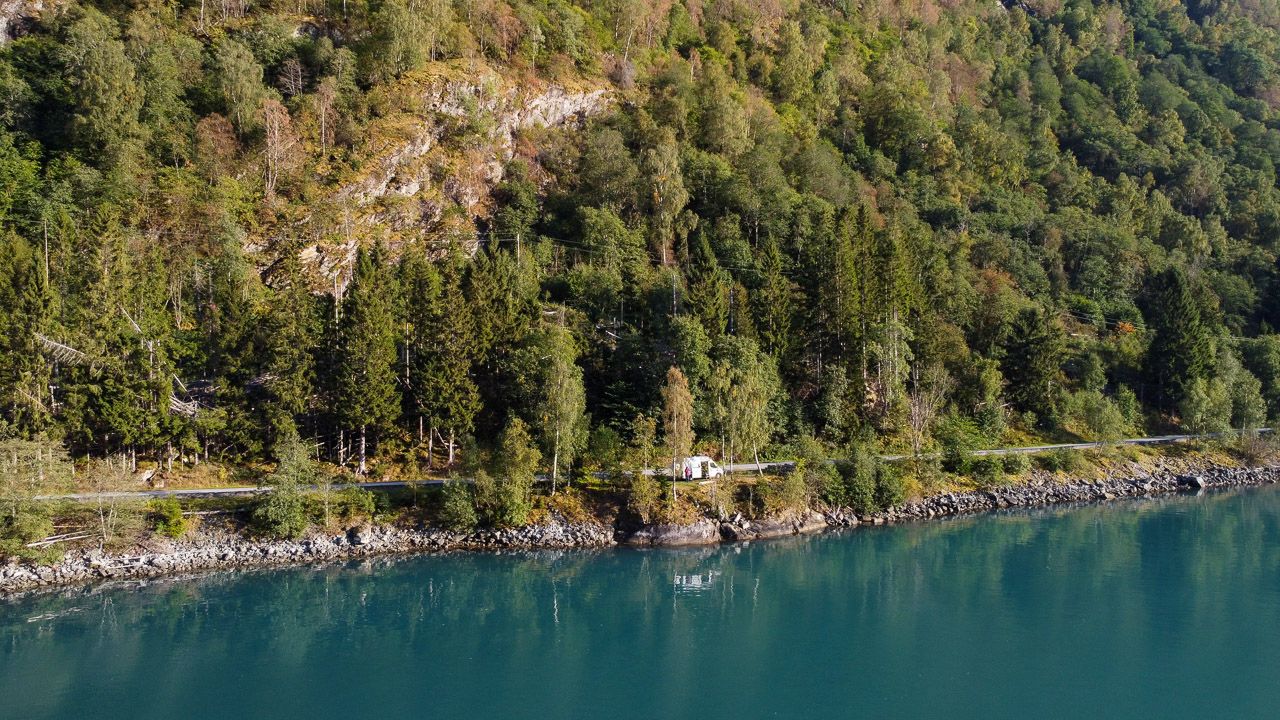 Stellplatz Lustrafjord