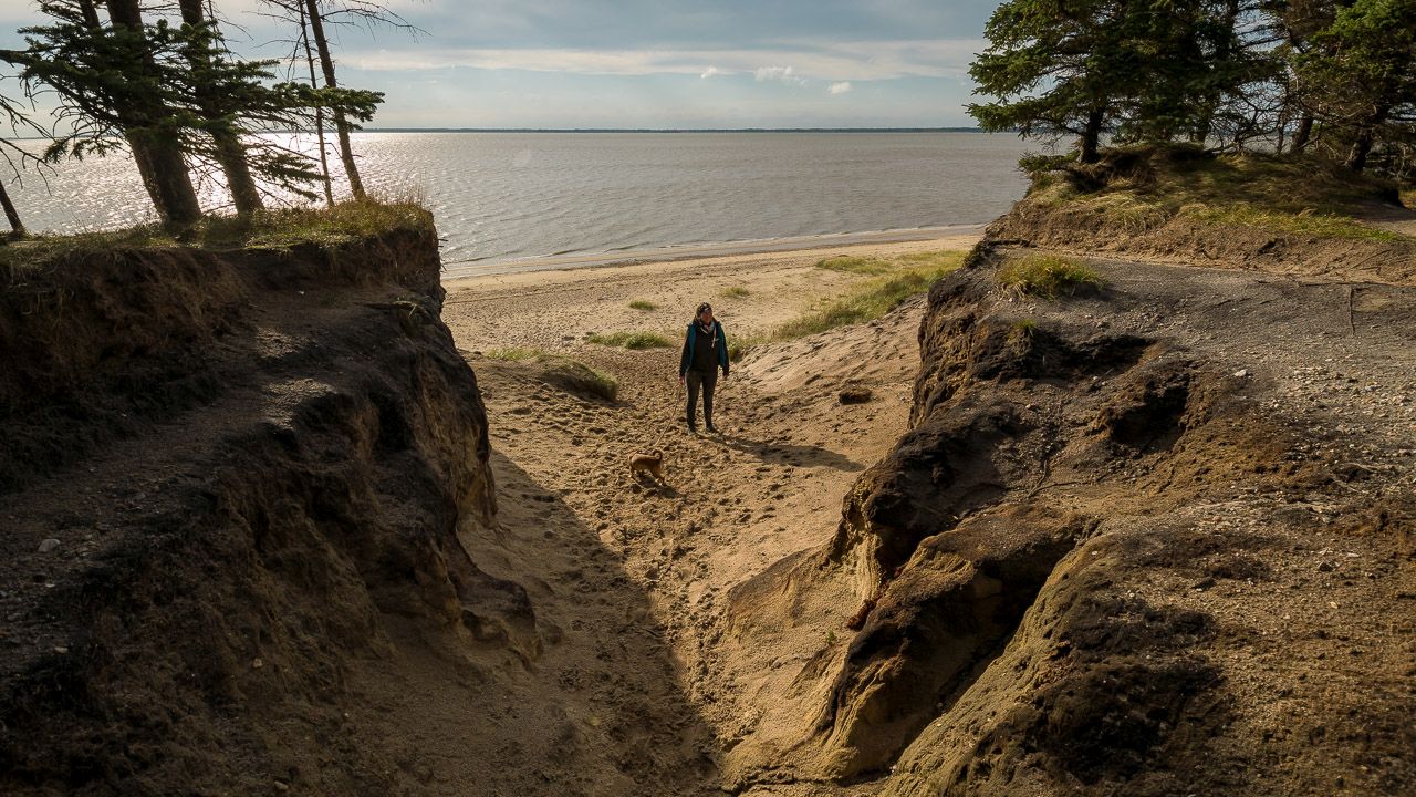Strandspaziergang nähe Esberg