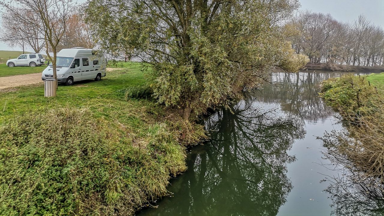 Übernachtungsplatz in Frankreich